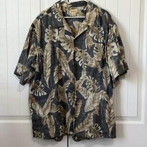 VTG‎ Panama Jack Button Up Short Sleeve Hawaiian Shirt Mens XXL